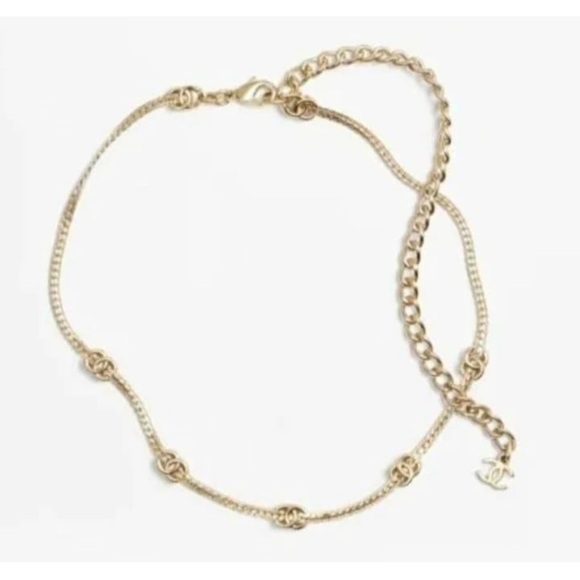 CHANEL CLASSIC Mini CC Choker in Gold NEW - Picture 1 of 4